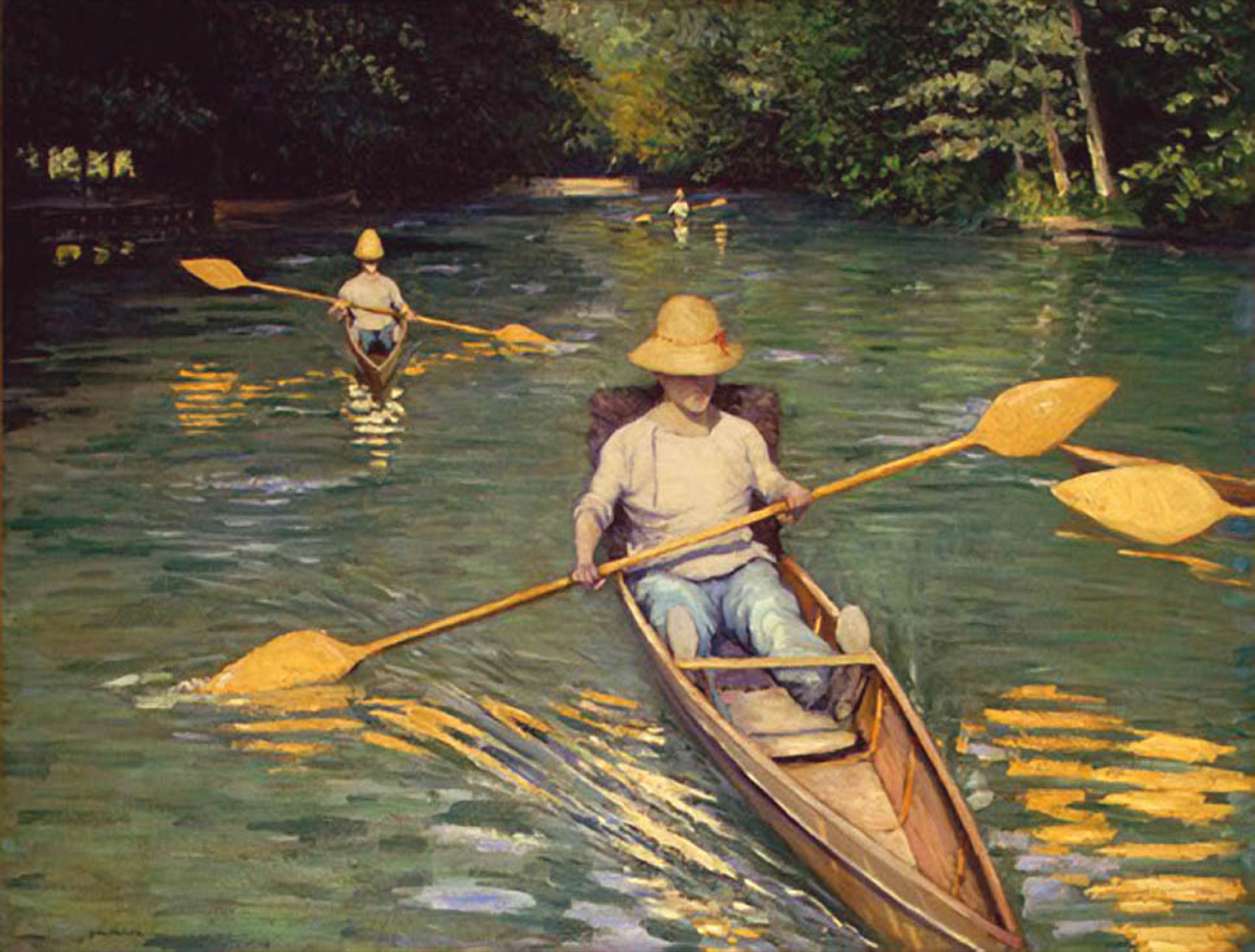 Caillebotte, Oarsmen