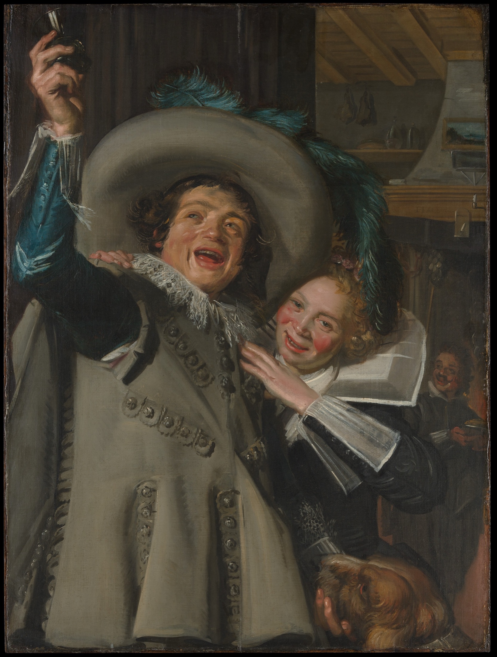 Frans Hals, Young Man and Woman in an Inn