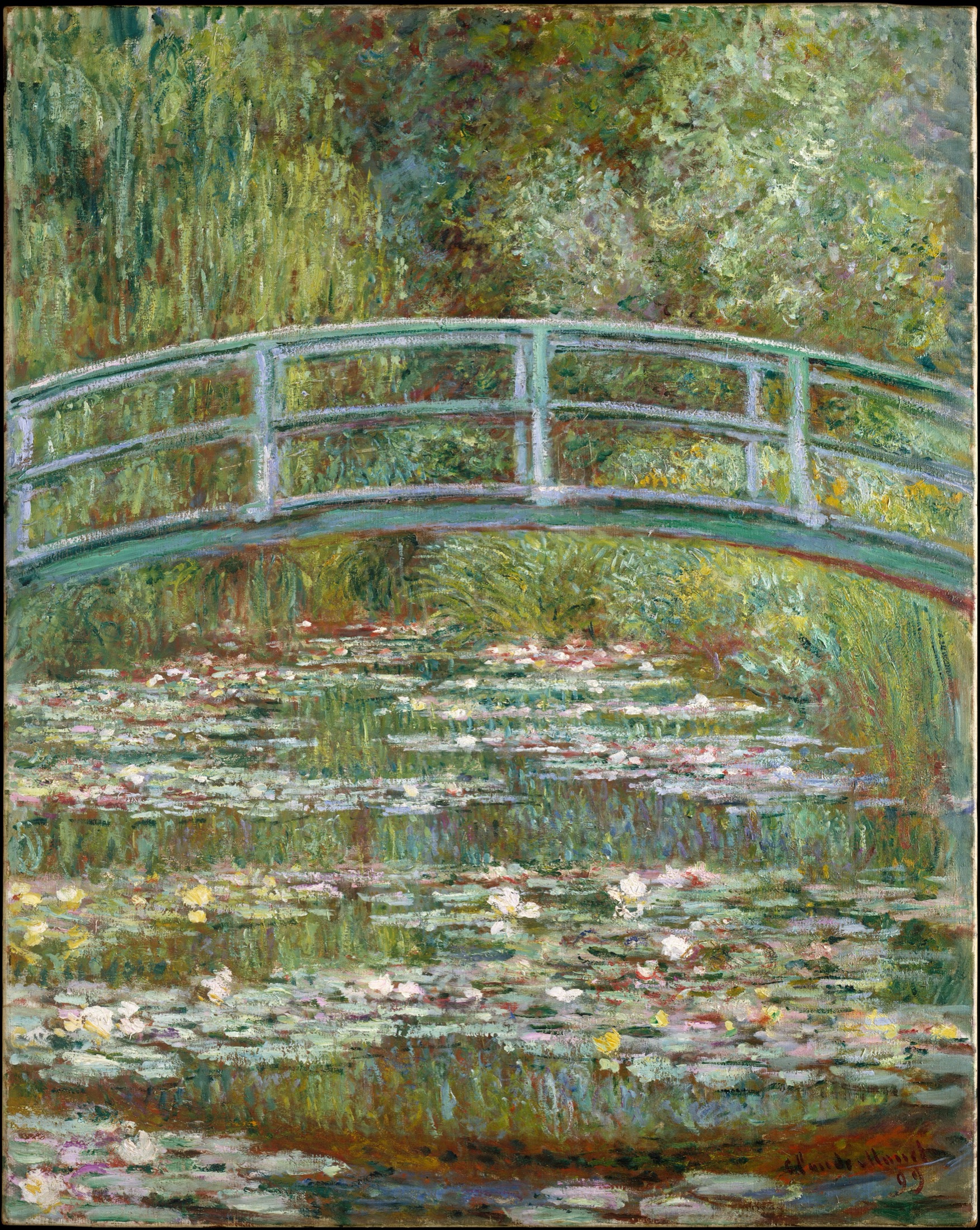 Monet, Bridge over a Pond of Water Lilies