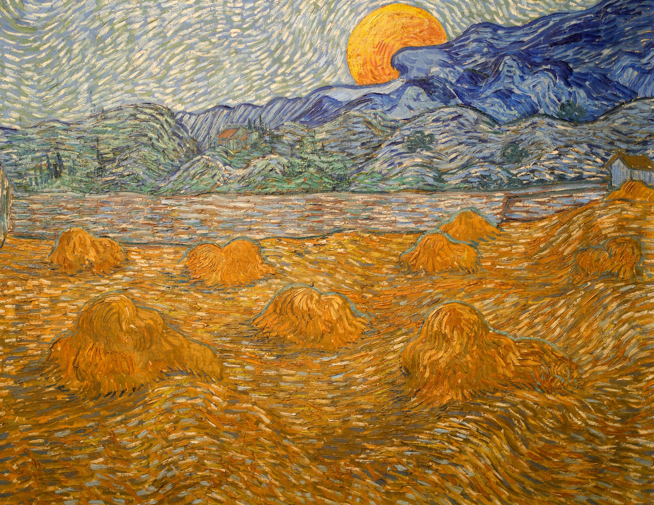 Van Gogh, Evening Landscape at Moonrise